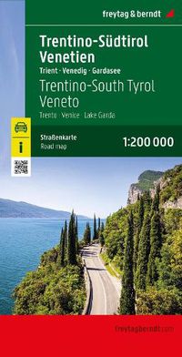 Cover image for Trentino-Alto Adige - Veneto, road map 1:200,000, freytag & berndt