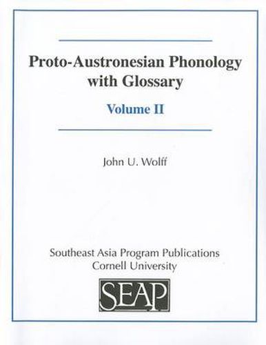 Cover image for Proto-Austronesian Phonology with Glossary