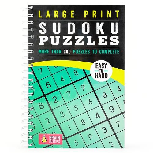 Cover image for Large Print Sudoku Puzzles Green