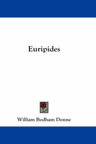 Cover image for Euripides