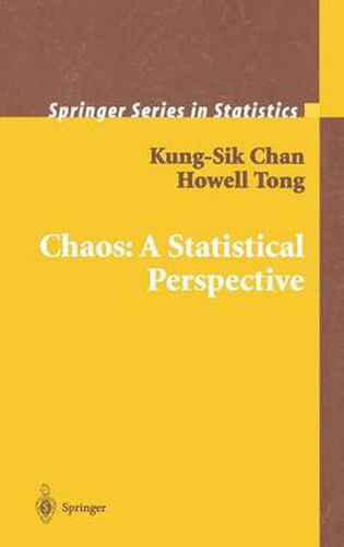 Cover image for Chaos: A Statistical Perspective