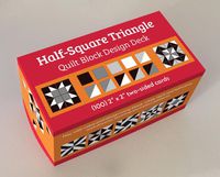 Cover image for Half-Square Triangle Quilt Block Design Deck