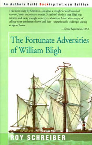 Cover image for The Fortunate Adversities of William Bligh