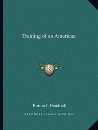 Cover image for Training of an American