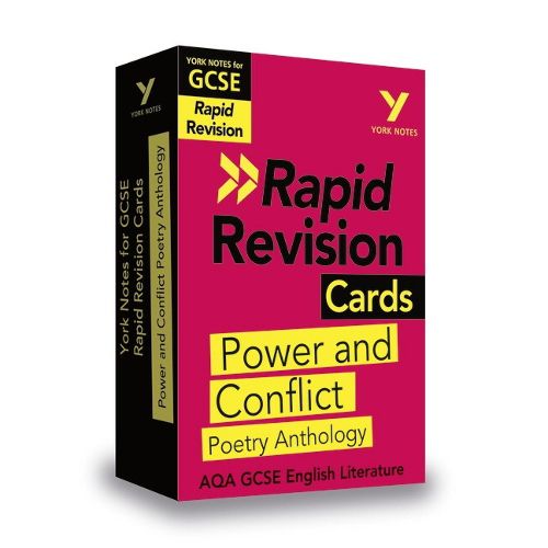 Cover image for York Notes for AQA GCSE (9-1) Rapid Revision Cards: Power and Conflict AQA Poetry Anthology