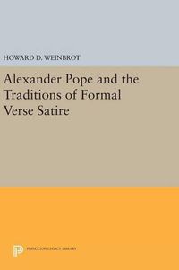 Cover image for Alexander Pope and the Traditions of Formal Verse Satire