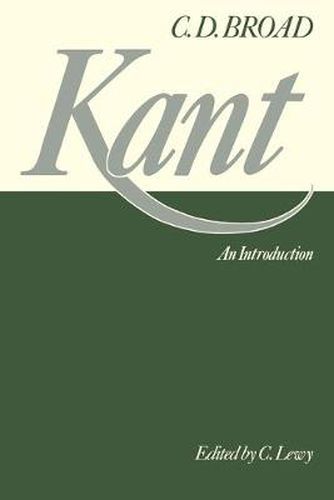 Cover image for Kant: An Introduction