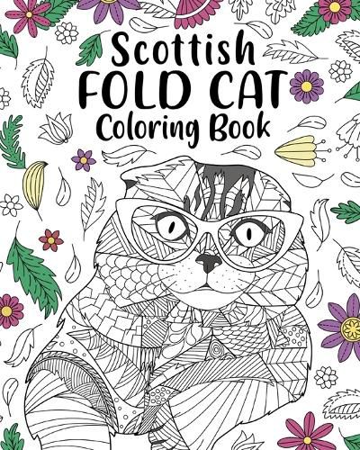 Cover image for Scottish Fold Cat Coloring Book