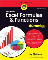 Cover image for Excel Formulas & Functions For Dummies