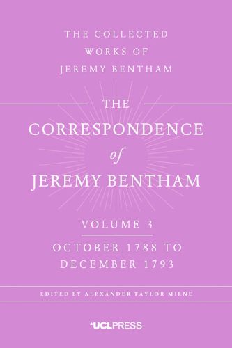 Cover image for The Correspondence of Jeremy Bentham, Volume 4: October 1788 to December 1793