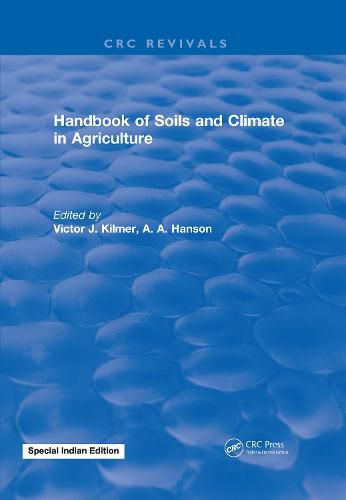 Cover image for Handbook of Soils and Climate in Agriculture