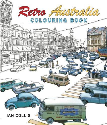 Cover image for Retro Australia Colouring Book