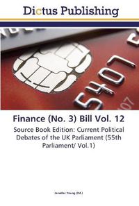 Cover image for Finance (No. 3) Bill Vol. 12