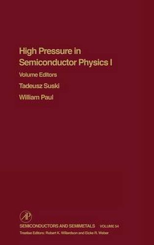 High Pressure Semiconductor Physics I