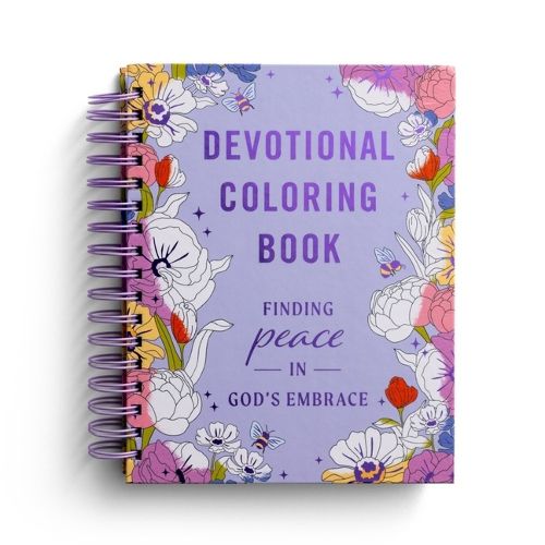 Cover image for Finding Peace in God's Embrace: Devotional Coloring Book