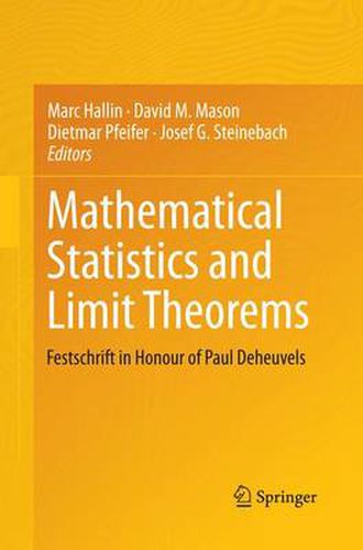 Cover image for Mathematical Statistics and Limit Theorems: Festschrift in Honour of Paul Deheuvels