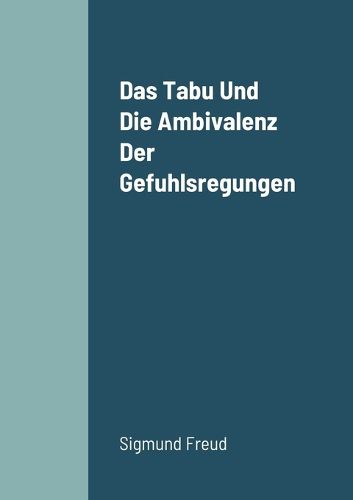 Cover image for Das Tabu Und Die Ambivalenz Der Gefuhlsregungen