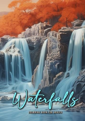 Cover image for Waterfall Coloring Book for Adults
