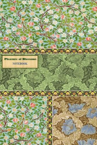 Cover image for Pleasure of Blossoms NOTEBOOK [ruled Notebook/Journal/Diary to write in, 60 sheets, Medium Size (A5) 6x9 inches]