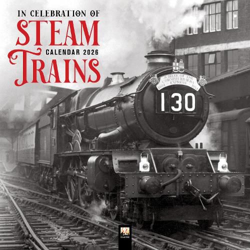 Cover image for Steam Trains Heritage Wall Calendar 2026 (Art Calendar)