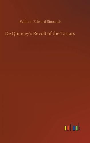 Cover image for De Quincey's Revolt of the Tartars