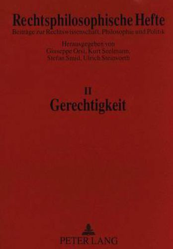 Cover image for Gerechtigkeit