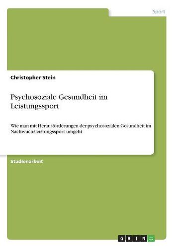 Cover image for Psychosoziale Gesundheit im Leistungssport