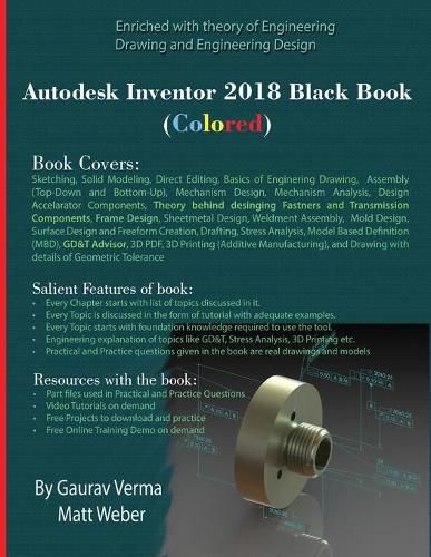 Autodesk Inventor 2018 Black Book (Colored)