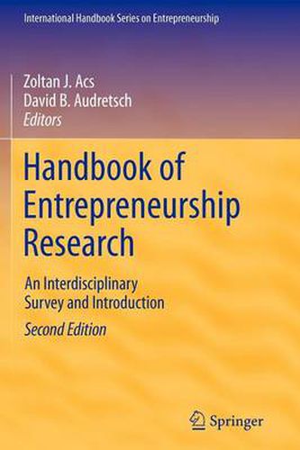 Cover image for Handbook of Entrepreneurship Research: An Interdisciplinary Survey and Introduction