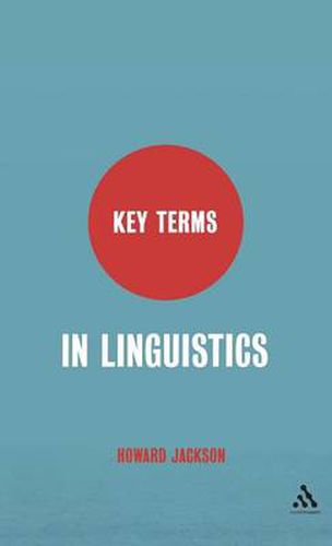 Cover image for Key Terms in Linguistics