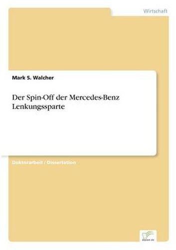 Cover image for Der Spin-Off der Mercedes-Benz Lenkungssparte