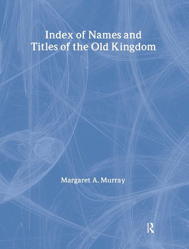 Cover image for Index Of Names & Titles Of The