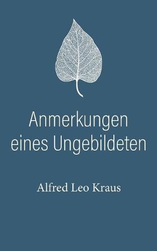 Cover image for Anmerkungen eines Ungebildeten