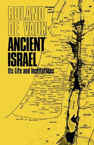 Cover image for Ancient Israel: Its Life and Institutions