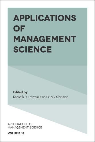 Cover image for Applications of Management Science