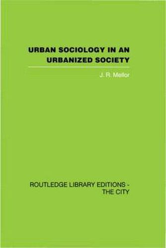 Cover image for Urban Sociology in an Urbanized Society