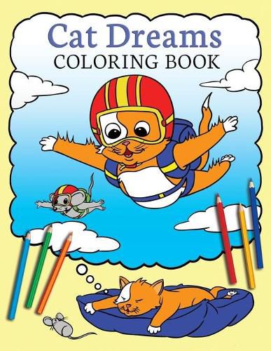 Cover image for Cat Dreams Coloring Book