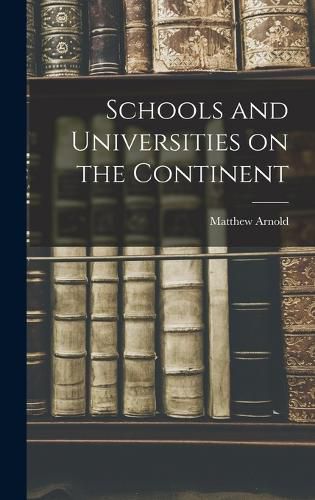 Cover image for Schools and Universities on the Continent
