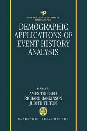 Cover image for Demographic Applications of Event History Analysis