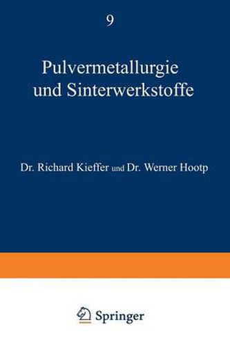 Cover image for Pulvermetallurgie und Sinterwerkstoffe