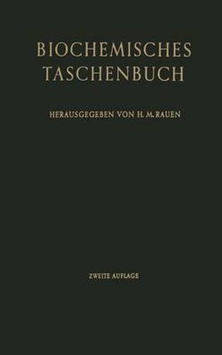 Biochemisches Taschenbuch