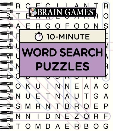 Brain Games - 10 Minute: Word Search Puzzles (Purple)