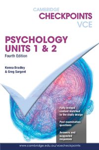 Cover image for Cambridge Checkpoints VCE Psychology Units 1&2