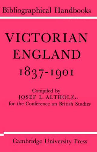 Cover image for Victorian England 1837-1901