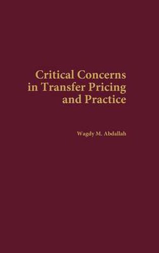 Cover image for Critical Concerns in Transfer Pricing and Practice