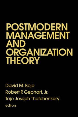 Cover image for Postmodern Management and Organization Theory