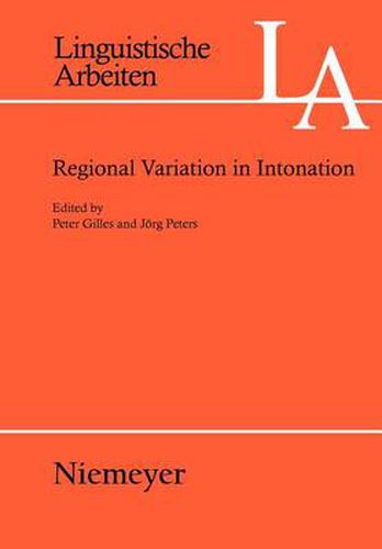 Regional Variation in Intonation