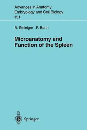 Cover image for Microanatomy and Function of the Spleen