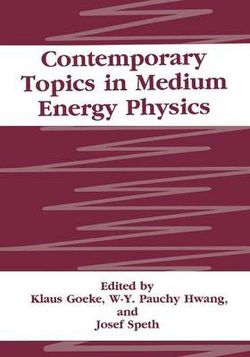 Cover image for Contemporary Topics in Medium Energy Physics