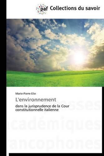 Cover image for L'Environnement